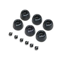 Losi Rubber Lean Bar Wheels & Stops (6): Promoto-SM - LOS-2288