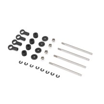 Kit reconstrucción vástagos amortiguador Losi Mini LMT