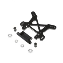 Losi Shock Tower Front Black Aluminum: DBXL MTXL - LOS354004