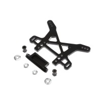 Losi Shock Tower Rear Black Aluminum: DBXL MTXL - LOS354005