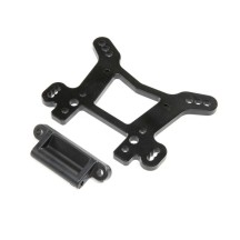 Torre amortiguador delantera negra Losi DBXL-E DBXL 2.0