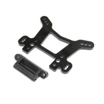 Losi Shock Tower Front Aluminum Black: DBXL-E-DBXL 2.0 - LOS254063