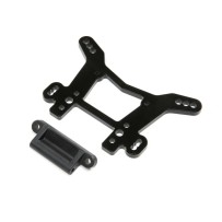 Losi Shock Tower Rear Aluminum Black: DBXL-E-DBXL 2.0 - LOS254064