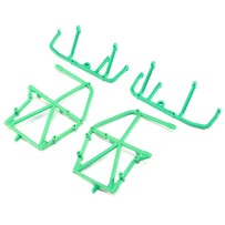 Losi Side Cage and Lower Bar Green: LMT - LOS241039