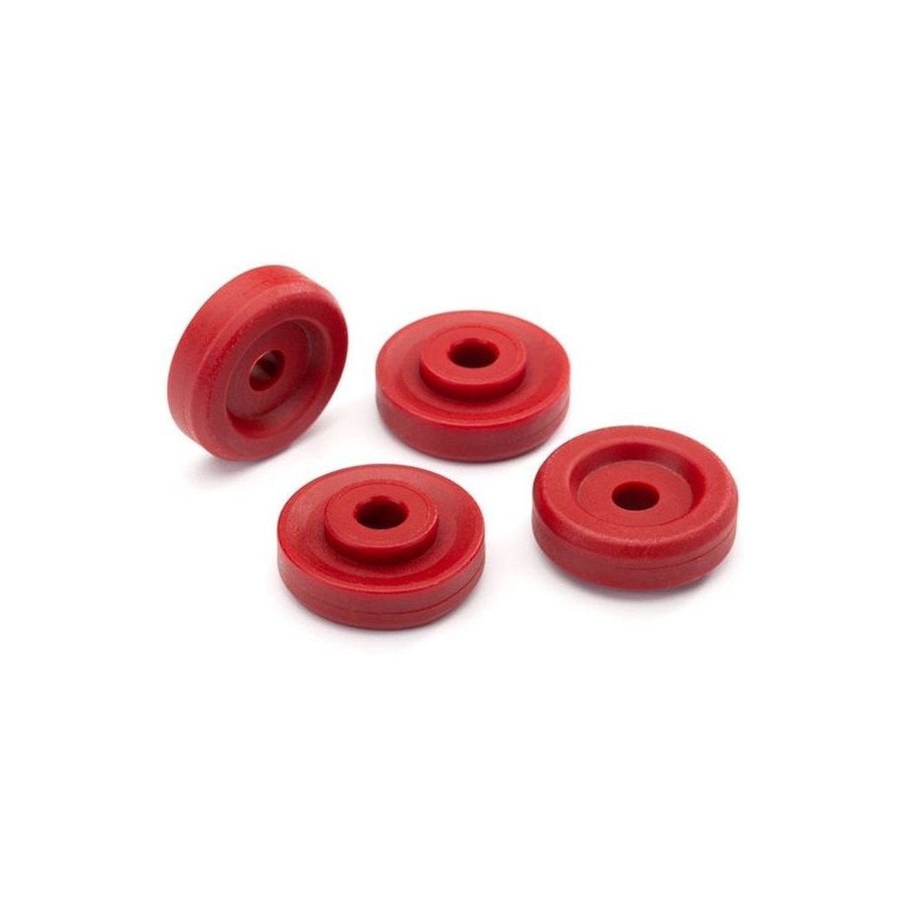 Traxxas Wheel washers red (4) TRX8957R