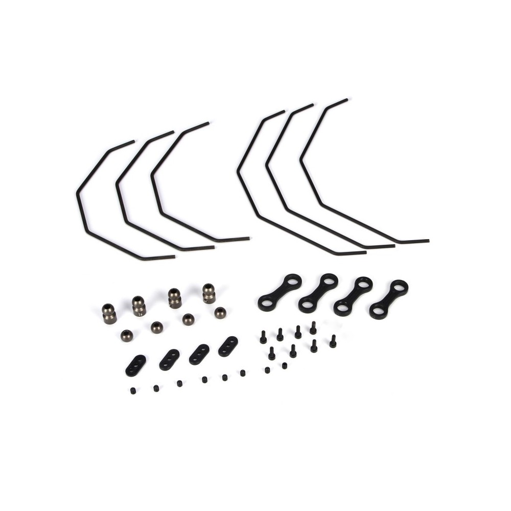 Losi Sway Bar Set and Hardware (3 Each Front and Rear): 5IVE-T MINI WRC - LOSB2562 Losi Sway Bar Set and Hardware (3 Each Front and Rear): 5IVE-T MINI WRC - LOSB2562