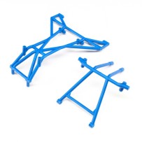 Losi Top and Upper Cage Bars Blue: LMT - LOS241048