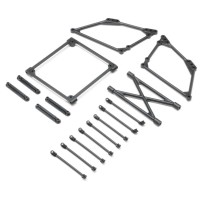 Losi Top Wing Mount Set Black: 22S Sprint - LOS-2428