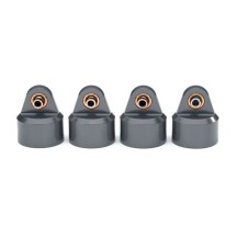 Traxxas gt-maxx shock caps aluminum gray-anodized (4) TRX8964-GRAY