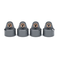 Traxxas gt-maxx shock caps aluminum gray-anodized (4) TRX8964-GRAY