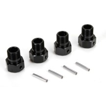 Hexágonos rueda negros MTXL DBXL Losi LOS252050