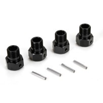 Losi Wheel Hex Black and Pin (4): MTXL-DBXL-E-DBXL 2.0 - LOS252050
