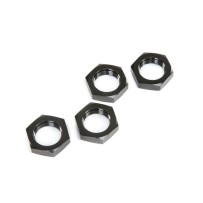 Losi Wheel Nuts Black (4): 5ive-T 2.0 - LOS252098