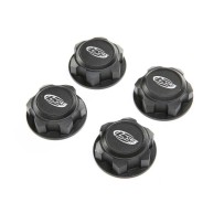 Losi Wheel Nuts Captured Black (4): DBXL-E 2.0 - LOS352009