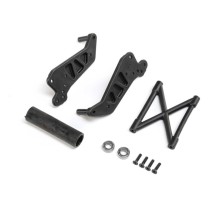 Barra Wheelie negra Losi LMT LOS241052