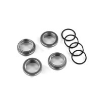 Retenedores muelle GT-Maxx gris anodizado Traxxas TRX8968-GRAY