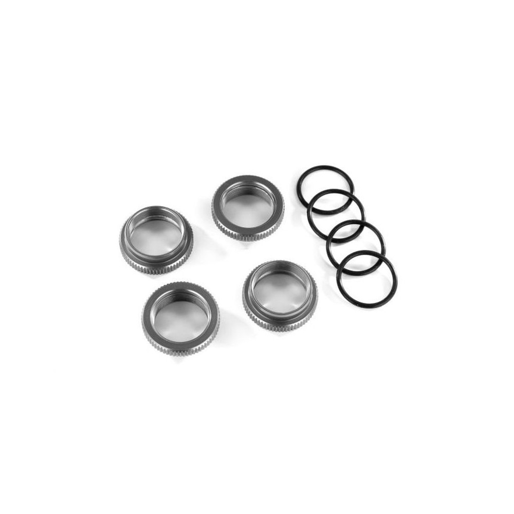Retenedores muelle GT-Maxx gris anodizado Traxxas TRX8968-GRAY Retenedores muelle GT-Maxx gris anodizado Traxxas TRX8968-GRAY