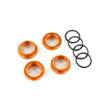 Retenedor muelle GT-Maxx aluminio naranja Traxxas TRX8968A