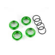 Retenedor muelle GT-Maxx aluminio verde Traxxas TRX8968G