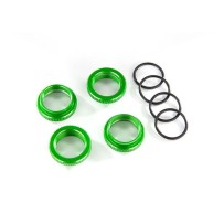 Retenedor muelle GT-Maxx aluminio verde Traxxas TRX8968G