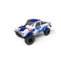 Micro crawler Enduro24 Sendero Trail Truck RTR rojo y azul Element RC AE20181