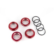 Retenedor muelle GT-Maxx aluminio rojo Traxxas TRX8968R