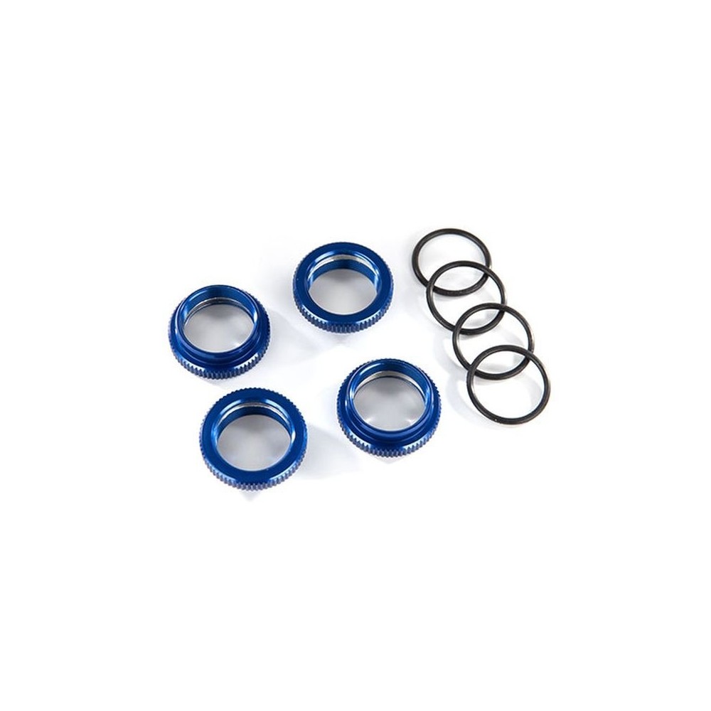 Retenedor muelle GT-Maxx aluminio azul Traxxas TRX8968X Retenedor muelle GT-Maxx aluminio azul Traxxas TRX8968X