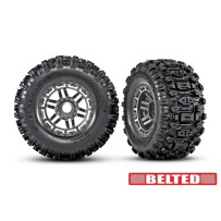 Ruedas Sledgehammer negro cromo Traxxas TRX8979A