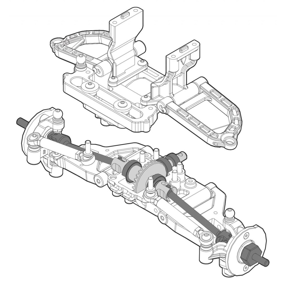 Element RC IFS2, Independent Front Suspension Conversion Kit AE42340