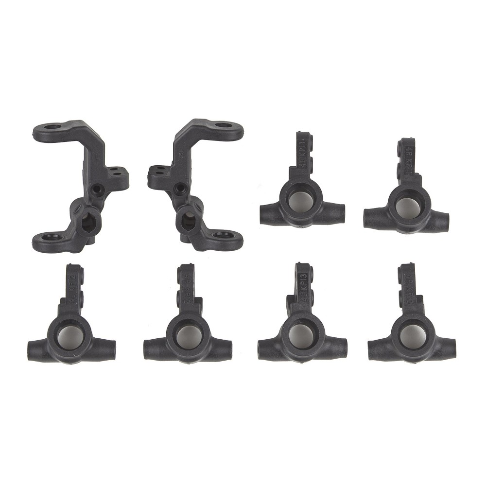 Team Associated RC10B7 FT Caster and Steering Blocks, carbon AE92415 Team Associated RC10B7 FT Caster and Steering Blocks, carbon AE92415