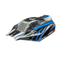 Carrocería Traxxas Jato 4x4 azul pintada pegatinas TRX9018-BLUE
