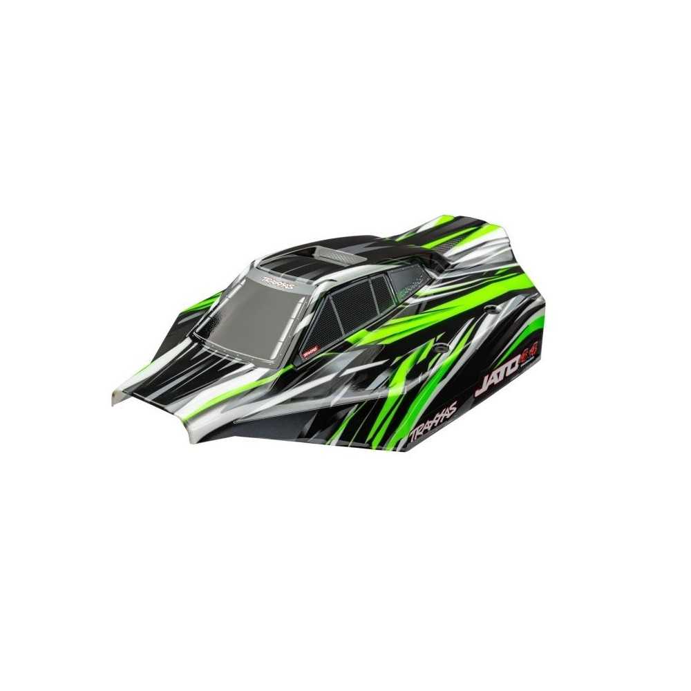 Traxxas Body jato 4x4 brushless green(painted decals applied) TRX9018-GRN