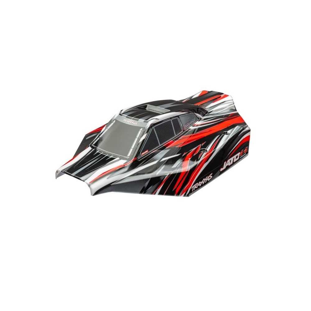 Traxxas Body jato 4x4 brushless red (painted decals applied) TRX9018-RED Traxxas Body jato 4x4 brushless red (painted decals applied) TRX9018-RED