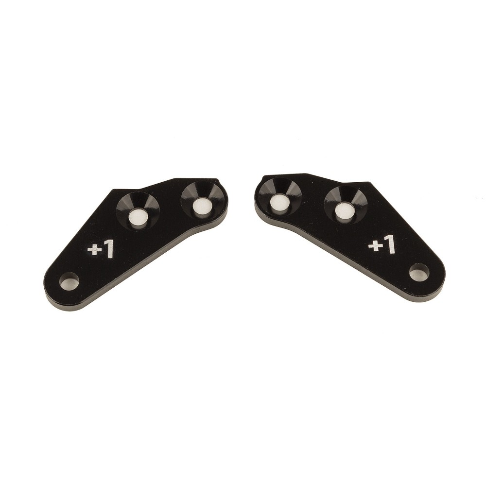 Team Associated RC8B4 Steering Block Arms, +1, aluminum AE81640 Team Associated RC8B4 Steering Block Arms, +1, aluminum AE81640
