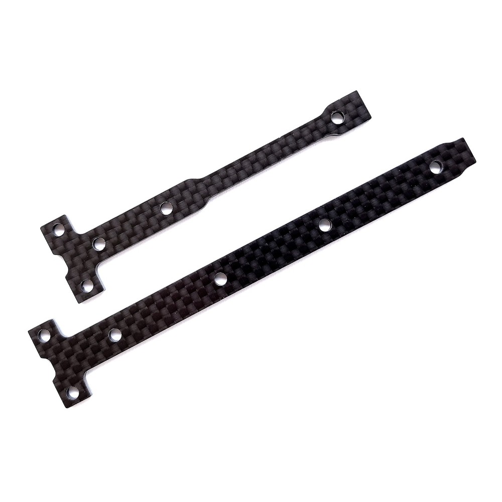 Team Associated RC10B74.1 Carbon Fiber Chassis Brace Support Set, 2.0mm AE92284