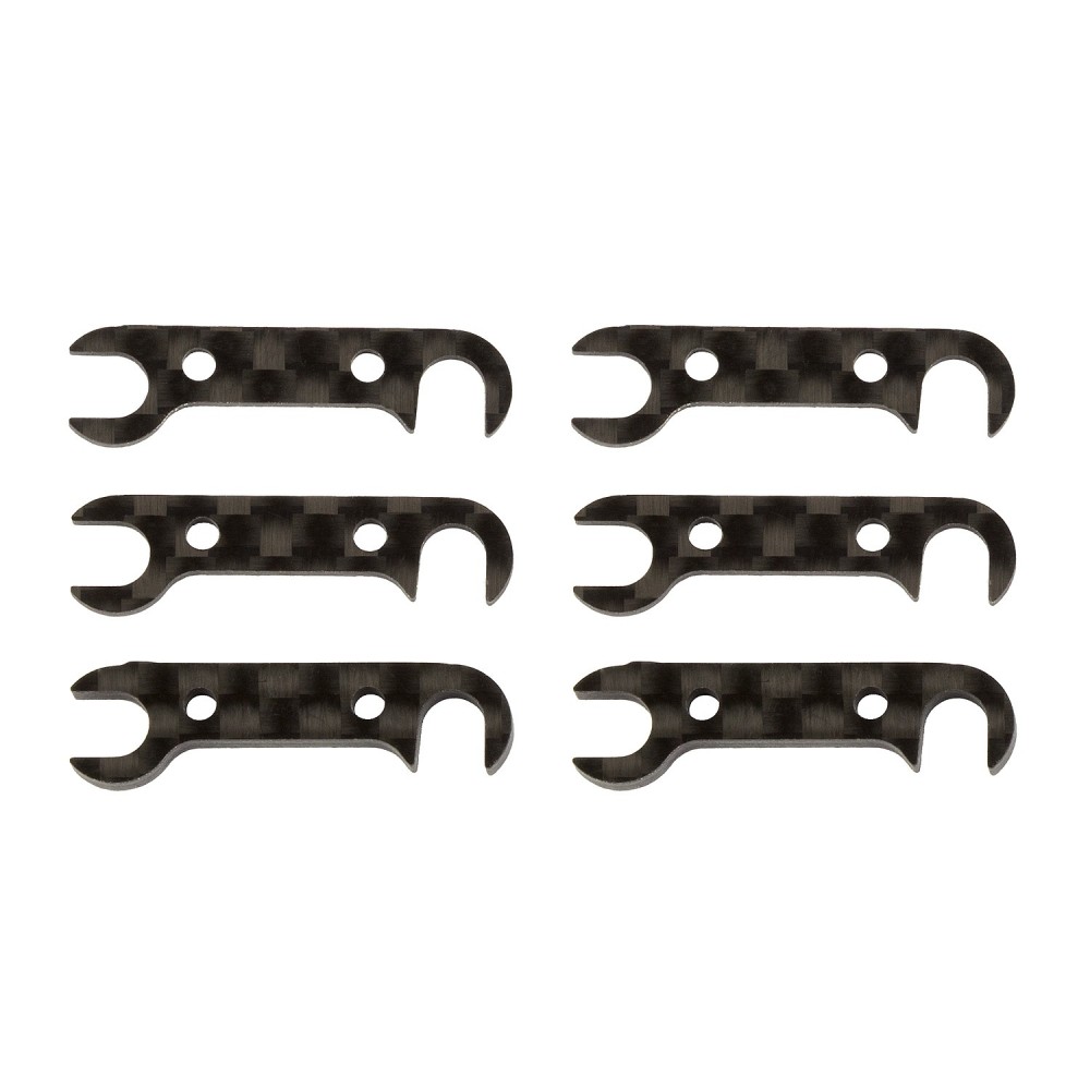 Team Associated RC10B74 FT Graphite Rear Hub Link Shim Set AE92185 Team Associated RC10B74 FT Graphite Rear Hub Link Shim Set AE92185