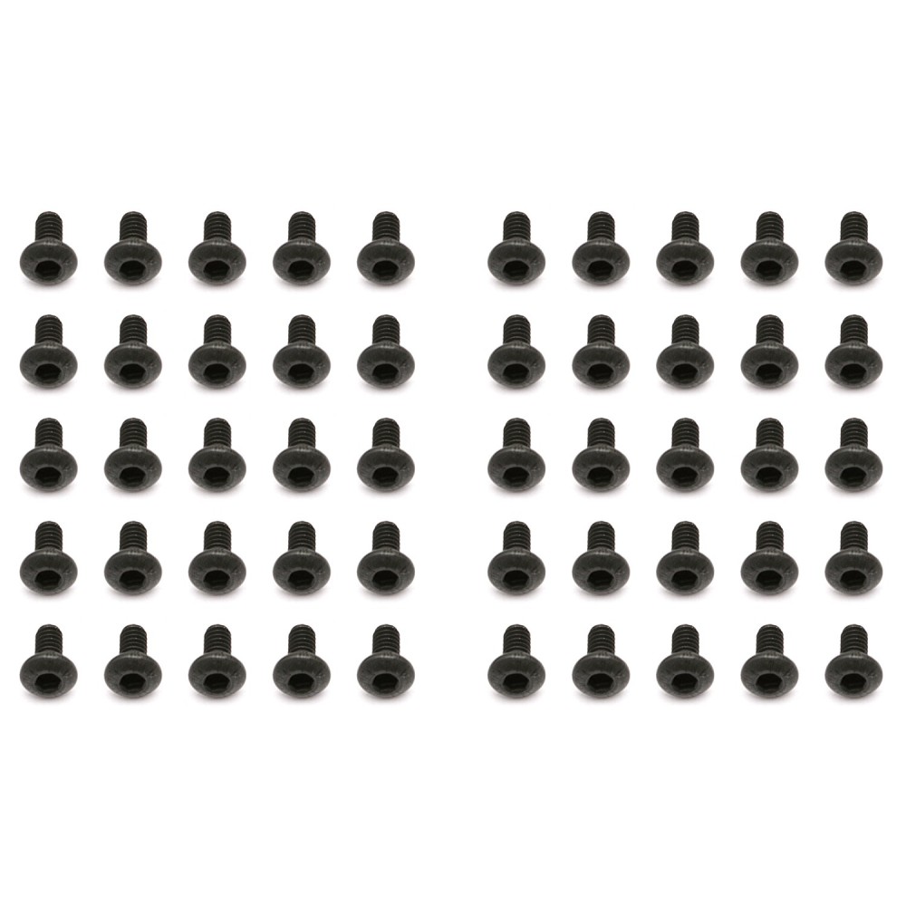 Team Associated Screws, 2x4 mm BHCS, black AE89416 Team Associated Screws, 2x4 mm BHCS, black AE89416