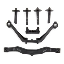 Team Associated SC6.1 Body Mounts, front and rear AE71123