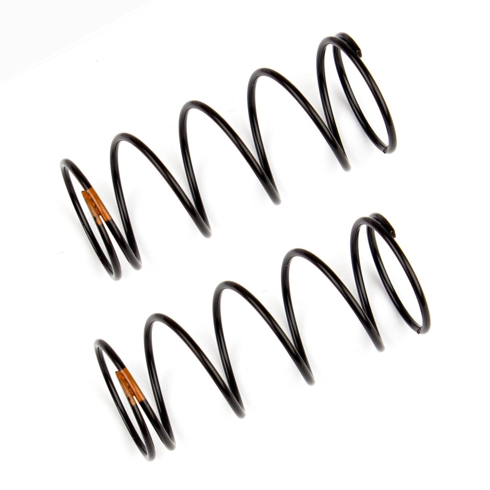 Team Associated Front Shock Springs, orange, 5.10 lb in, L44mm AE91836