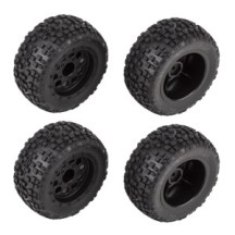 Team Associated Reflex 14MT Tires and Wheels, mounted AE21620
