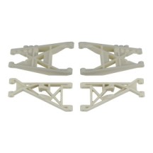 Team Associated RC10T Front and Rear Suspension Arms, white AE7806