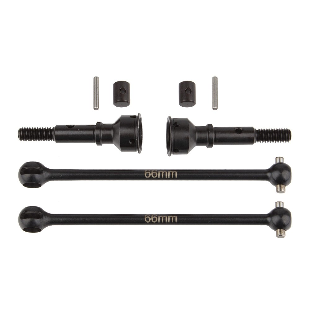 Team Associated RC10B74.1 Rear CVA Set, 66mm AE92299