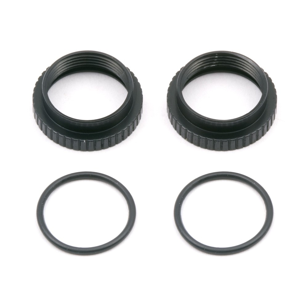 Team Associated FT Off Road Threaded Shock Collars with O-Rings AE7416 Team Associated FT Off Road Threaded Shock Collars with O-Rings AE7416
