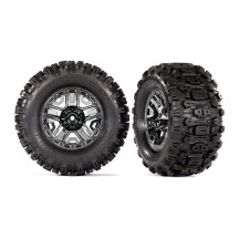 Ruedas 2.8 cromadas negras Sledgehammer Traxxas TRX9072