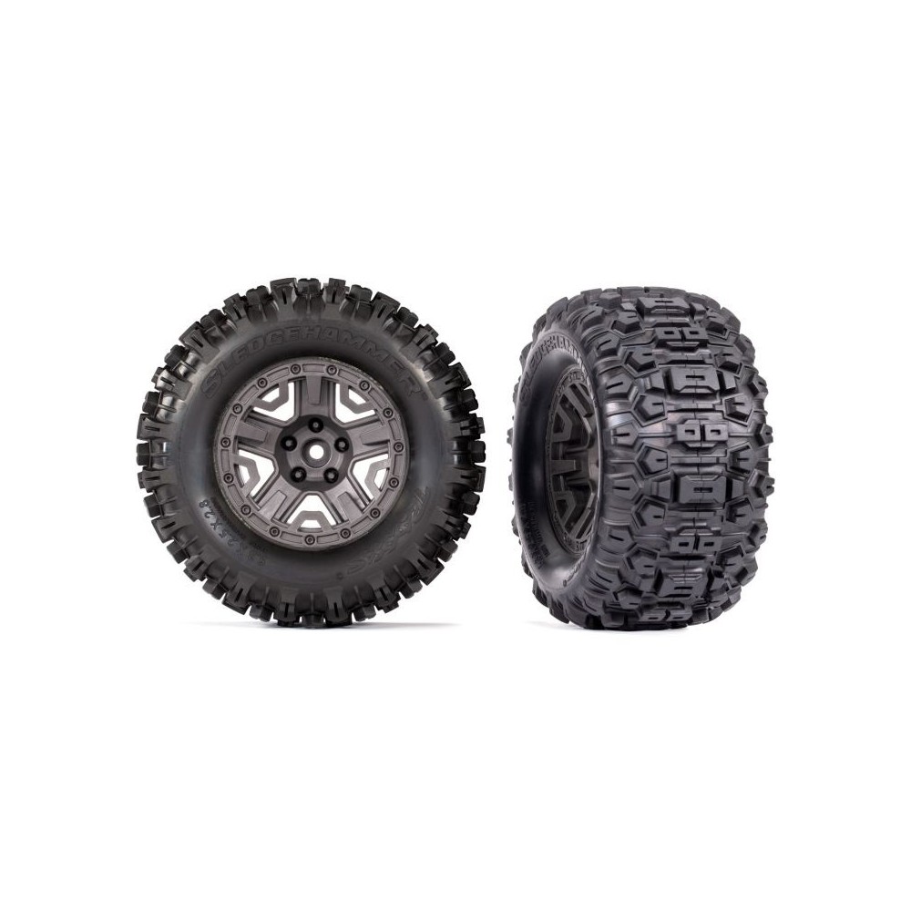 Ruedas Sledgehammer gris antracita 2.8 Traxxas TRX9072-GRAY Ruedas Sledgehammer gris antracita 2.8 Traxxas TRX9072-GRAY