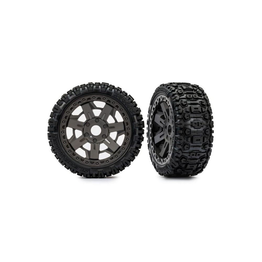 Neumáticos ruedas 3.0 Sledgehammer gris Traxxas TRX9073 Neumáticos ruedas 3.0 Sledgehammer gris Traxxas TRX9073