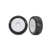 Traxxas Tires wheels assembled glued (white dished 3.0 wheels response pro) TRX9074-WHT