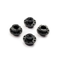 Tapacubos Traxxas negros ruedas TRX9075