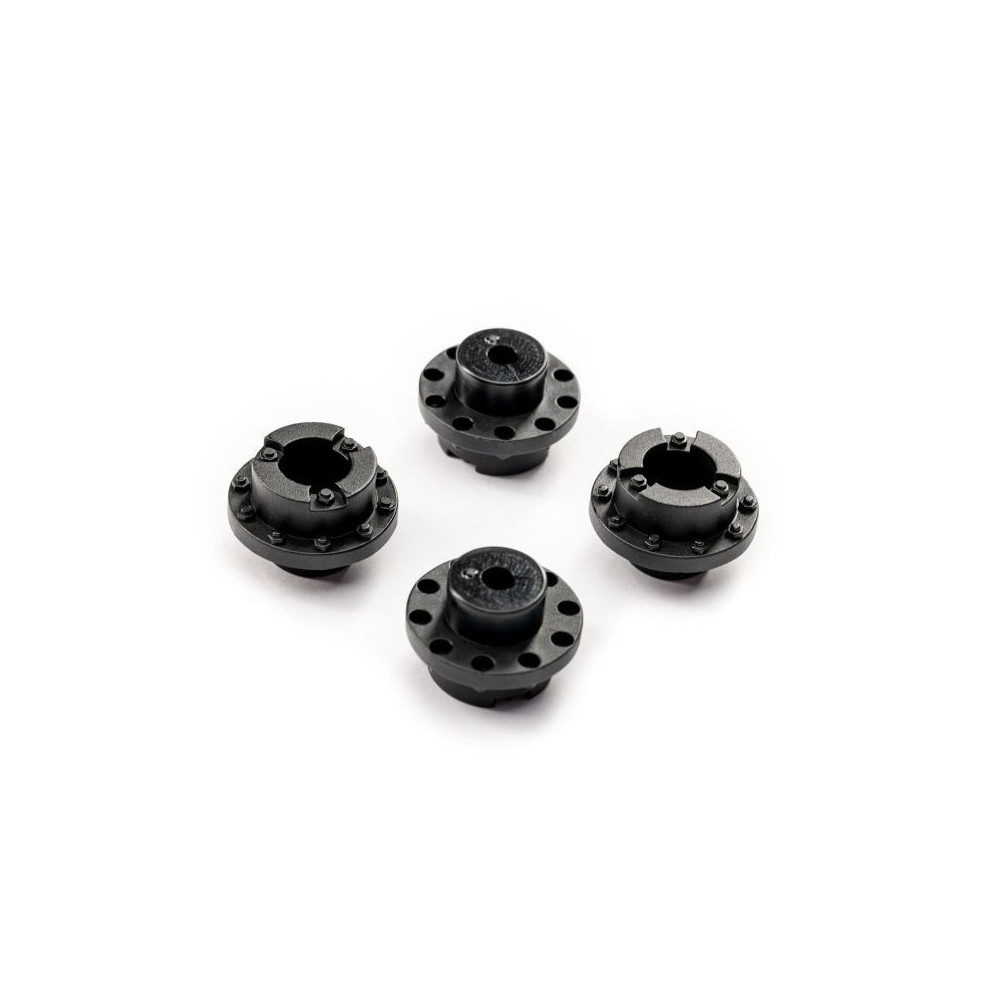 Tapacubos Traxxas negros ruedas TRX9075 Tapacubos Traxxas negros ruedas TRX9075
