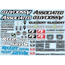 Team Associated AE Branding Decal Sheet AE91913